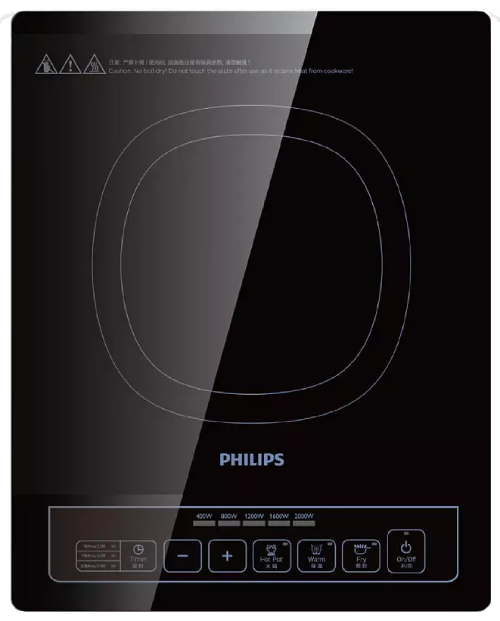 Philips 2100W Induction Cooktop (HD4921)